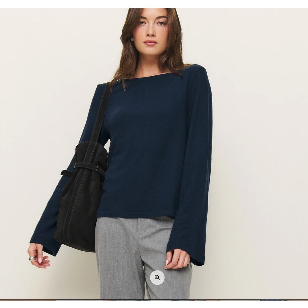 Reformation Eternity Knit Top Core – Midnight New Size XS